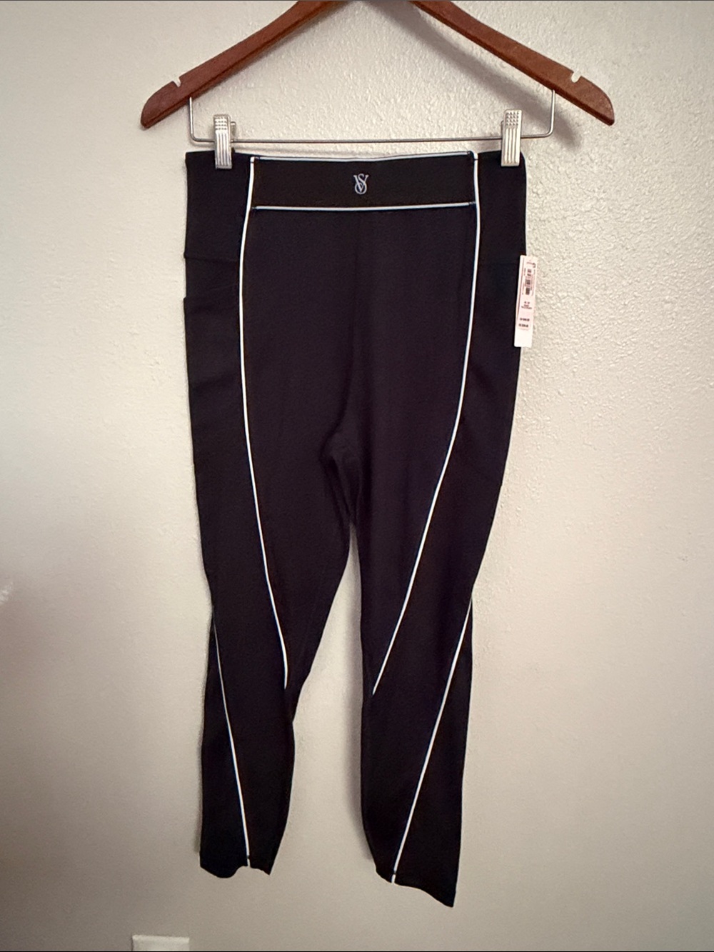 Victoria Secret Active Leggings with White Piping